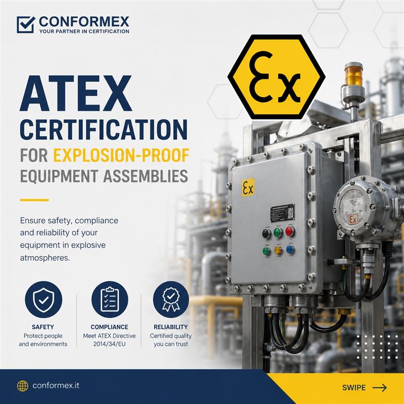 ATEX certification for explosion-proof equipment assemblies